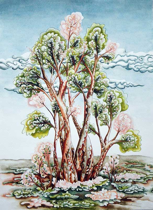 Aquarelle painting, The Spring 2